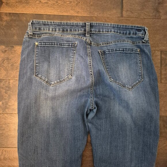 Kensie Ankle Blue Jeans Size 16 - Picture 9 of 13